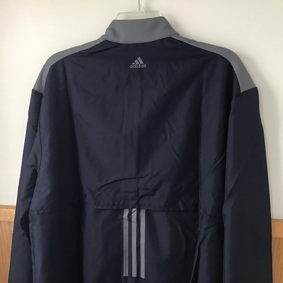Men's Adidas Navy Golf Club Windbreaker Jacket NWT - Picture 7 of 13